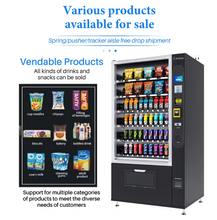 Load image into Gallery viewer, LCD Screen Ai Vending Machine with Id Verification Combo Food Smart Snack Vending Machine Drinks &amp; Foods
