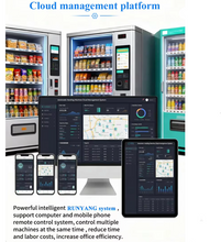 Load image into Gallery viewer, LCD Screen Ai Vending Machine with Id Verification Combo Food Smart Snack Vending Machine Drinks &amp; Foods
