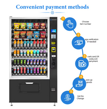 Load image into Gallery viewer, LCD Screen Ai Vending Machine with Id Verification Combo Food Smart Snack Vending Machine Drinks &amp; Foods
