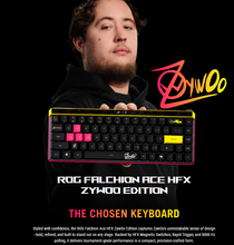 Load image into Gallery viewer, ASUS ROG Falchion Ace HFX ZywOo Edition Gaming Keyboard
