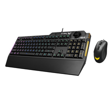 Load image into Gallery viewer, Asus – TUF Gaming Combo K1 Keyboard and M3 Mouse – Black Metalic Grey
