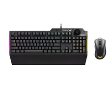 Load image into Gallery viewer, Asus – TUF Gaming Combo K1 Keyboard and M3 Mouse – Black Metalic Grey
