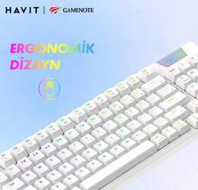 Load image into Gallery viewer, Havit KB885L GAMENOTE RGB Mechanical Gaming Keyboard – White
