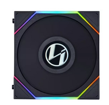 Load image into Gallery viewer, Lian Li UNI Reverse Blades TL LCD 120mm Fan – Black | 12RTLLCD1B
