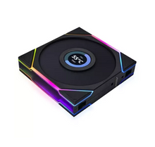Load image into Gallery viewer, Lian Li UNI Reverse Blades TL LCD 120mm Fan – Black | 12RTLLCD1B
