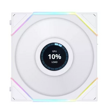 Load image into Gallery viewer, Lian Li UNI Reverse Blades TL LCD 120mm Fan – White | 12RTLLCD1W
