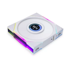 Load image into Gallery viewer, Lian Li UNI Reverse Blades TL LCD 120mm Fan – White | 12RTLLCD1W
