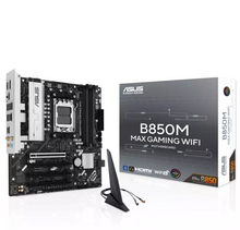 Load image into Gallery viewer, Asus B850M MAX Gaming WiFi DDR5 AM5 M-ATX Motherboard – Black
