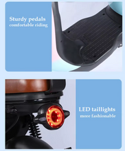 تحميل الصورة إلى عارض المعرض، Vespa Style Electric Bike 48V 12Ah 800W

