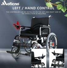 Load image into Gallery viewer, MOFICNO Electric Wheelchair Heavy Duty Foldable Electric Wheelchair With wide seat
