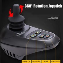 Load image into Gallery viewer, MOFICNO Foldable, Lightweight Electric Wheel chair for Elderly and Disabled, Intelligent Adjustment and Full-Lying Capability-DDLY02
