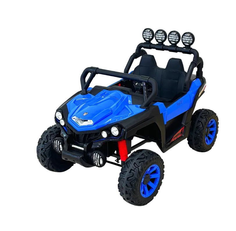 Kids Electric Ride-On UTV, Blue and Black Age 3-8 years