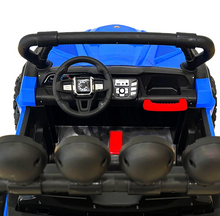 تحميل الصورة إلى عارض المعرض، Kids Electric Ride-On UTV, Blue and Black Age 3-8 years
