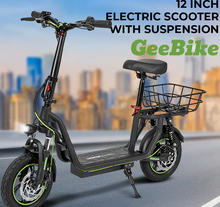 Load image into Gallery viewer, GeeBike 12-Inch Electric Scooter 48V
