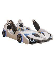 تحميل الصورة إلى عارض المعرض، Children's Bed Car Style Bed 120cm twin
