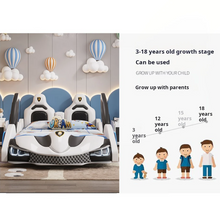 تحميل الصورة إلى عارض المعرض، Children's Bed Car Style Bed 120cm twin

