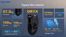 تحميل الصورة إلى عارض المعرض، LeaperKim Oryx Electric Unicycle
