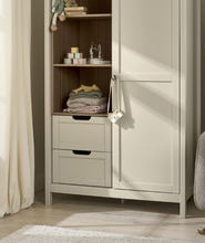Load image into Gallery viewer, Harwell - Cashmere 2 Piece Cotbed Set with Wardrobe Combo set
