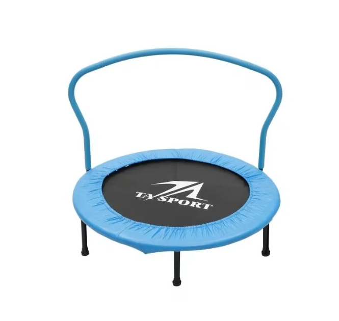 TA Sport 40-Inch Trampoline with Handrail – Blue