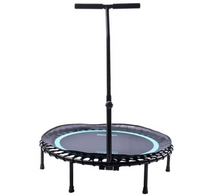 Load image into Gallery viewer, LivePro Trampoline with Handle – Black &amp; Blue
