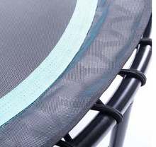 Load image into Gallery viewer, LivePro Trampoline with Handle – Black &amp; Blue
