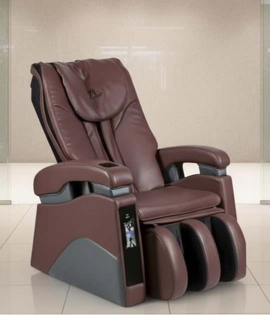 Massage Chair with Coin Acceptor – Model TS-836 Burgundy