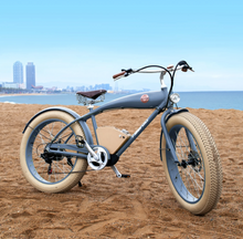 Load image into Gallery viewer, Rayvolt Beachin Luxury Vintage Electric Bicycle Smart lock
