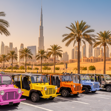 Load image into Gallery viewer, Classic Car Electric Mini Moke Jeep 72V 4 Seater Sightseeing Bus Golf Cart
