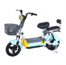 تحميل الصورة إلى عارض المعرض، Adults Fashionable Electric Bike With 02 seats front Basket
