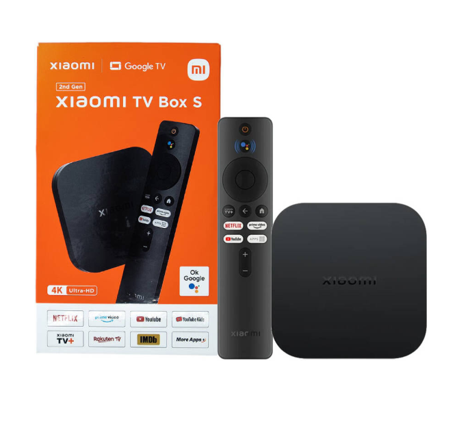 Xiaomi Mi Box S (2nd Gen) with 4K Ultra HD Streaming Media Player, Google tv & Google assistant remote supported