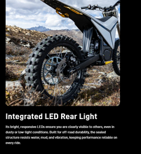 Load image into Gallery viewer, Y-VOLT Surge V Electric Dirt Bike – 35 kW Peak, 97.2V 45Ah
