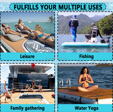 تحميل الصورة إلى عارض المعرض، Y-Shaped Inflatable Dry Dock for Marina Yachts Jet Ski Dock / Pontoons for Boat and Yacht Parking- size 20 FT / 6 M
