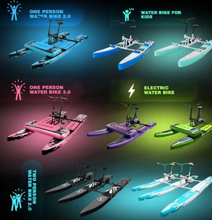 تحميل الصورة إلى عارض المعرض، Inflatable 2-Person Water Bike – Pedal Boat for UAE Waterfronts
