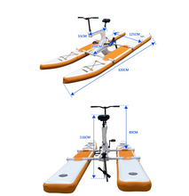 Load image into Gallery viewer, Floating Inflatable Hydro Waterbike Water Bicycle Bike Pedal Boats Floating Bicycle

