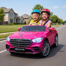 Load image into Gallery viewer, Electric Kids Ride on Mercedes Car 12v High-Level New Licensed Rider for Kids Age 1-5Years
