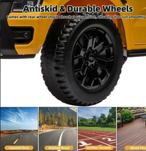 تحميل الصورة إلى عارض المعرض، Junior Ford Ranger Electric Ride on Car with music parent remote control – Yellow 3-6 Years
