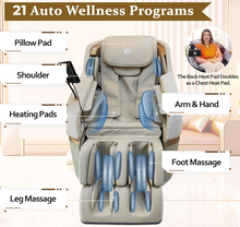 Load image into Gallery viewer, SPARNOD FITNESS Premium Full Body Massage Chair CHIRU – Zero Gravity Comfort, Smart Relaxation
