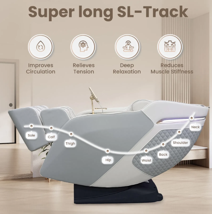 Nourest Nexo SL-Track Full Body Massage Chair – Grey