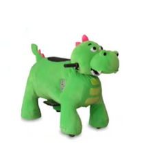 Load image into Gallery viewer, Dinosaur Plush Electric Ride-On Scooter for Kids (Coin Operated) For kids Play Areas &amp; Events
