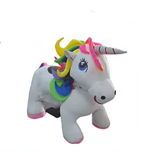 Load image into Gallery viewer, Dinosaur Plush Electric Ride-On Scooter for Kids (Coin Operated) For kids Play Areas &amp; Events
