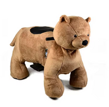 Load image into Gallery viewer, Dinosaur Plush Electric Ride-On Scooter for Kids (Coin Operated) For kids Play Areas &amp; Events
