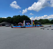 تحميل الصورة إلى عارض المعرض، Commercial Inflatable Go-Kart Race Track -Durable Easy Safety Fence
