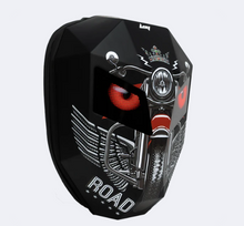 تحميل الصورة إلى عارض المعرض، Iron Man Crown LED Display Smart Backpack – Ultimate Rider Visibility &amp; Style
