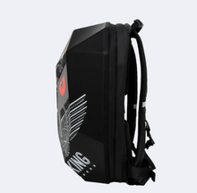 تحميل الصورة إلى عارض المعرض، Iron Man Crown LED Display Smart Backpack – Ultimate Rider Visibility &amp; Style
