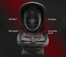 تحميل الصورة إلى عارض المعرض، Iron Man Crown LED Display Smart Backpack – Ultimate Rider Visibility &amp; Style
