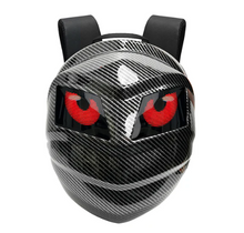 تحميل الصورة إلى عارض المعرض، Iron Man Crown LED Display Smart Backpack – Ultimate Rider Visibility &amp; Style
