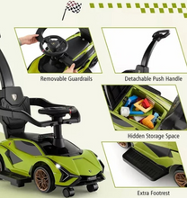 تحميل الصورة إلى عارض المعرض، Lamborghini 3-in-1 Ride-On Push Car (Age 1–5 Years)
