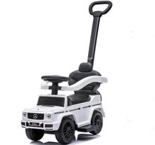 تحميل الصورة إلى عارض المعرض، Mercedes G-Wagon 3-in-1 Push Ride-On Car (18 Months+) – White
