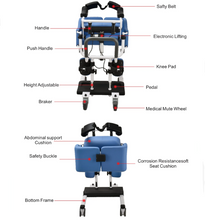 تحميل الصورة إلى عارض المعرض، Electric Patient Transfer Lift – Safe &amp; Easy Mobility Assistance
