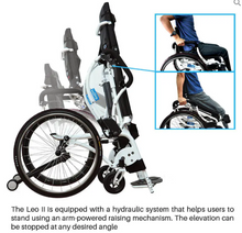 تحميل الصورة إلى عارض المعرض، Leo Standing Wheelchair – The World's Lightest Manual Standing Wheelchair
